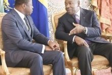 Le président togolais s’entretient avec Ali Bongo à Libreville
