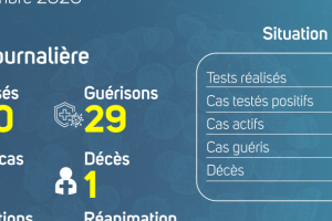 Coronavirus au Gabon : point journalier du 30 novembre 2020
