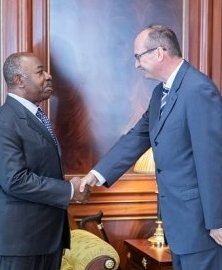 Ali Bongo s’entretient avec l’ambassadeur russe au Gabon
