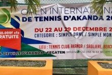Open international de tennis d’Akanda : place aux finales ce dimanche

