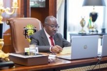 Ali Bongo prend part au Sommet extraordinaire Chine-Afrique par visioconférence
