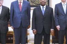 Ali Bongo échange avec les ambassadeurs représentants permanents du Conseil de Sécurité des Nations unies
