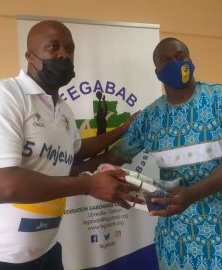 La Libabe reçoit du matériel de la Fédération gabonaise de basket-ball
