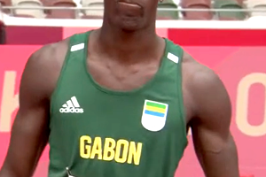 Guy Maganga porte le Gabon au premier tour du 100m hommes
