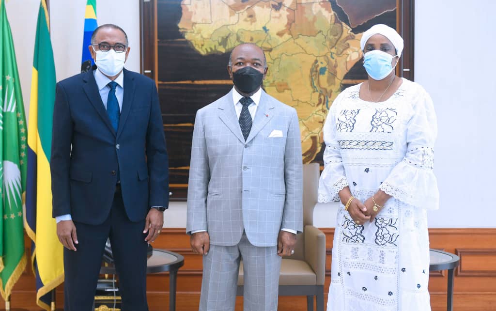 Ali Bongo reçoit un envoyé spécial de l’Union africaine pour l’AMA
