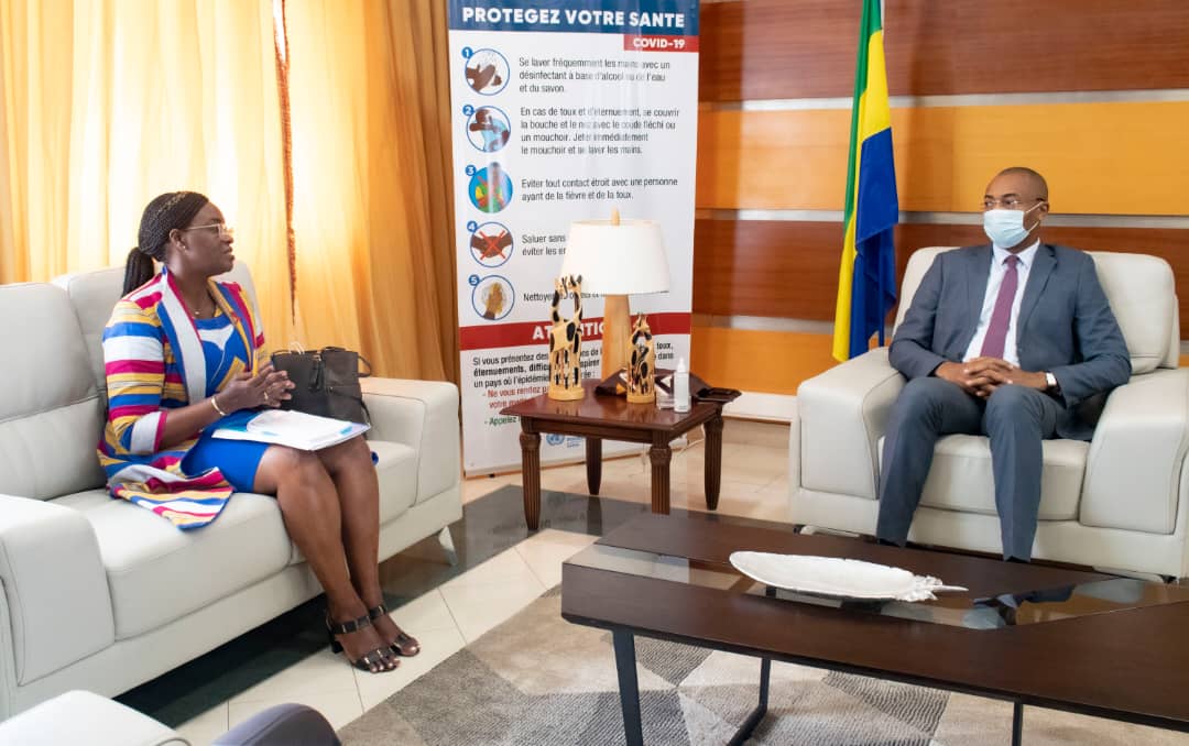 Françoise Ndayishimye reçue en audience par le ministre gabonais de la Santé
