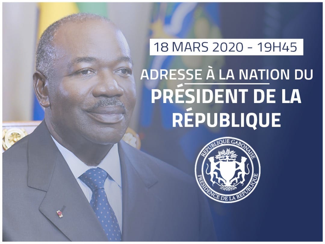 Discours d’Ali Bongo du 18 mars sur le Covid-19
