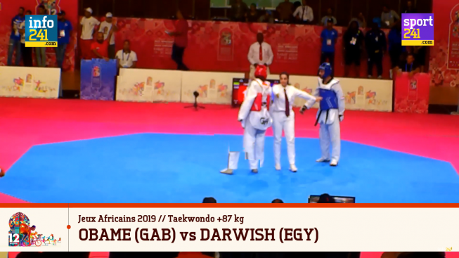 Jeux Africains 2019 : Anthony OBAME vs Abdelrahman DARWISH
