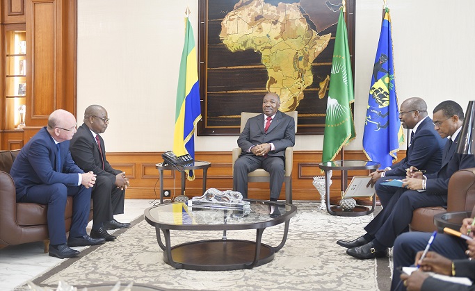 Ali Bongo reçoit une délégation du Conseil de paix et de sécurité de l’UA
