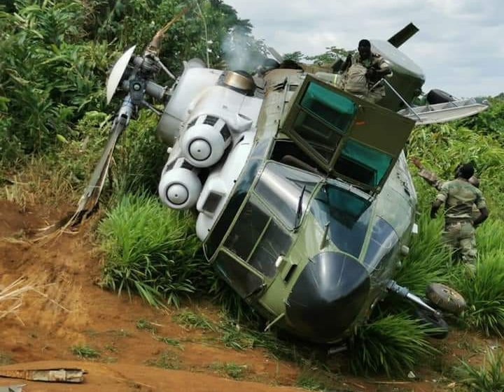 Helicoptère accidenté à Minkébé : communiqué du ministère de la Défense nationale
