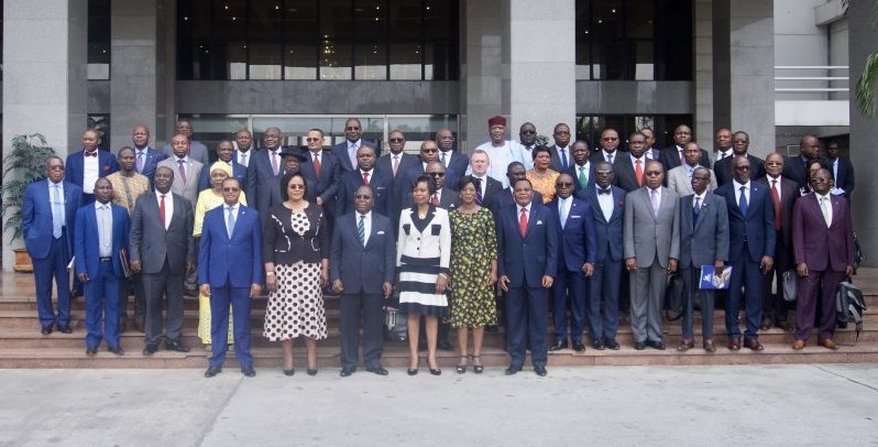 Lee White et Nanette Longa Makinda à Brazaville pour la réunion des ministres de la CEEAC
