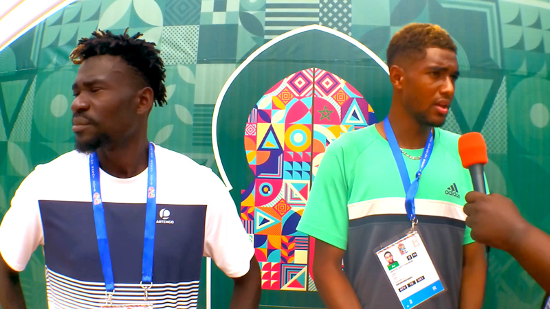 Jeux Africains 2019 : interview des tennismen gabonais au 3e jour de la compétition
