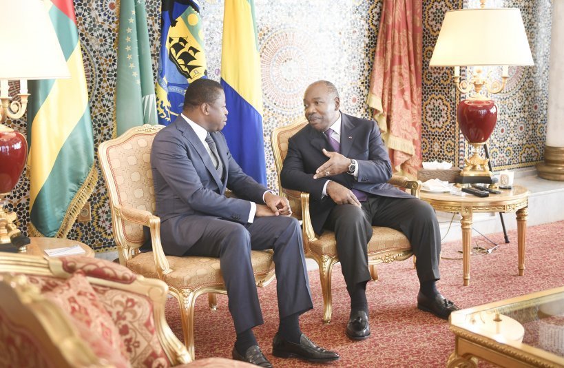Le président togolais s’entretient avec Ali Bongo à Libreville
