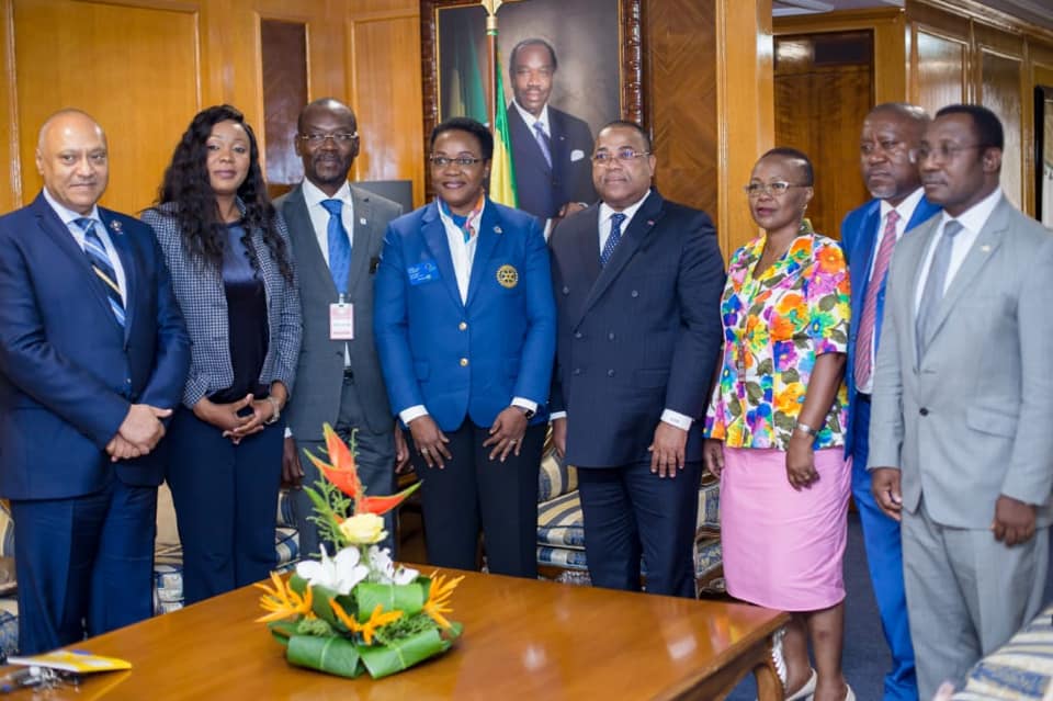 Le Rotary international reçu en audience à la primature gabonaise
