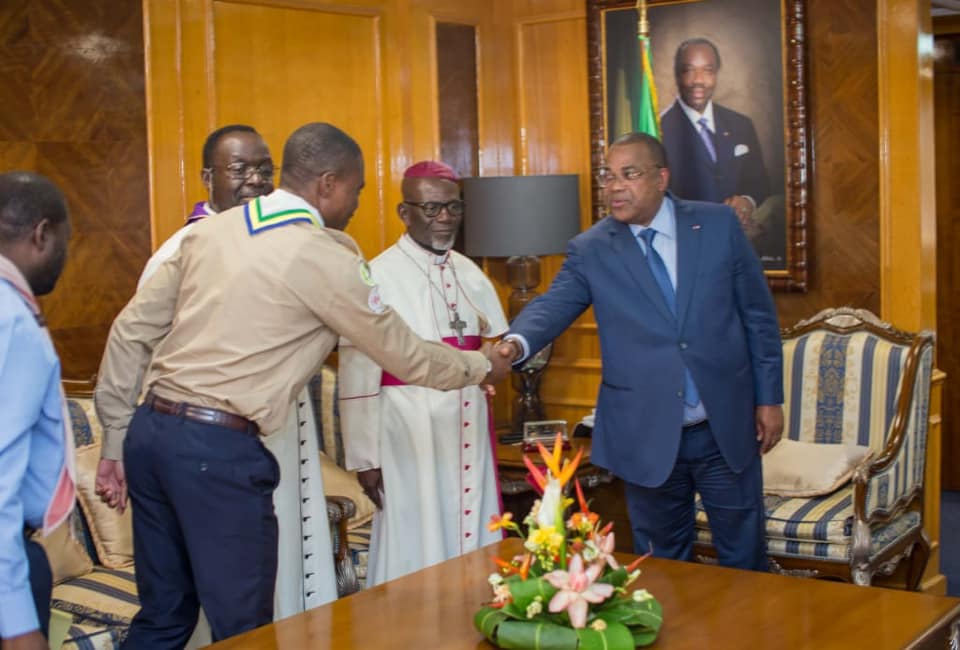 La Fédération gabonaise du scoutisme reçue en audience à la Primature
